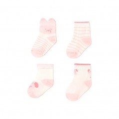 Set 4 Calcetines Bebé Niña MAYORAL Color ROSA
