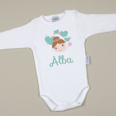 Body Bebé Personalizado con nombre estampado Hada