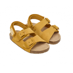 Sandalias MAYORAL piel Hebillas Niño AMARILLO