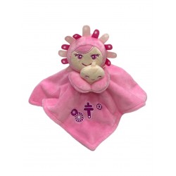 Dou Dou Sonajero Pilarín con Bordados Color Rosa
