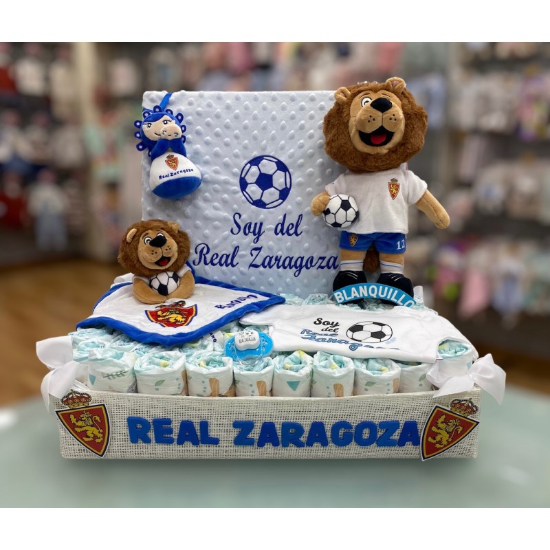 Tarta de Pañales Nacimiento Real Zaragoza