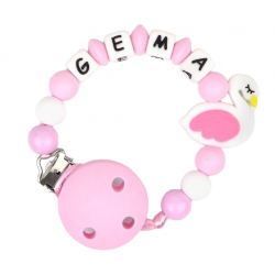 Catena in silicone Swan personalizzata