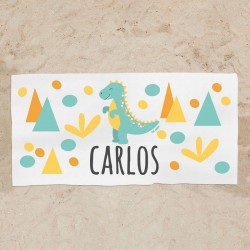 Servizio da bagno Premium DINOSAURIO Personalizzato