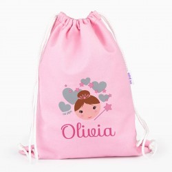 Petate Medium Lona Hada personalizado, color a elegir