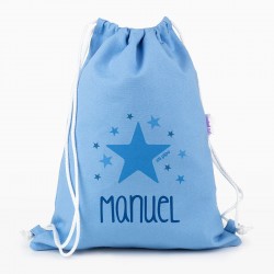 Petate Medium Lona Estrella Azul personalizado,
