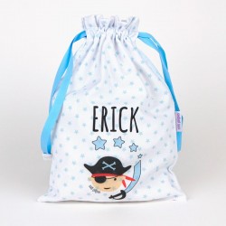 Sac à lunch ou collation PIRATE personnalisé