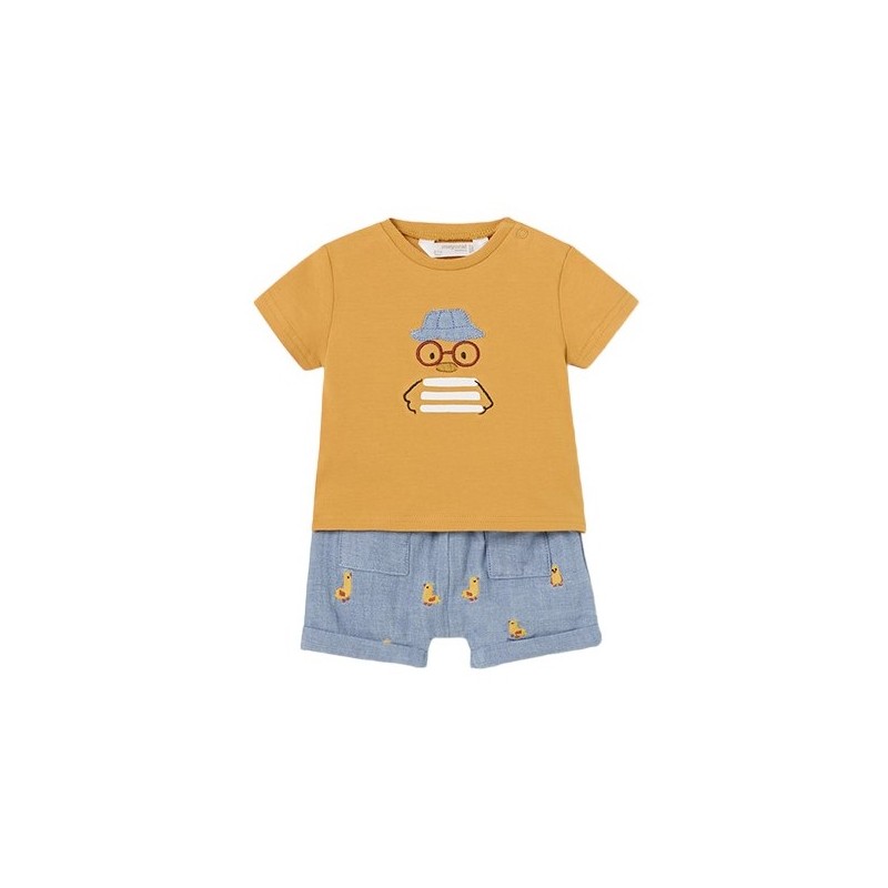 Pantalón y Camiseta Bebé MAYORAL Color Maiz