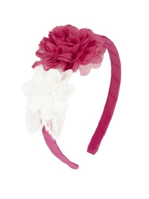 Diadema flores bebé MAYORAL Color Magenta