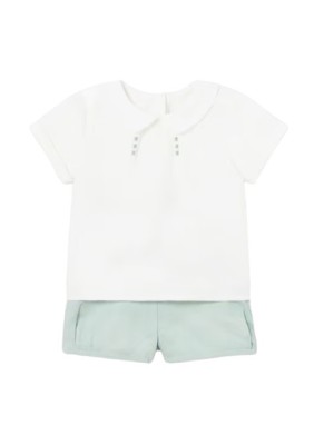 Conjunto Pantalón Corto Bebé MAYORAL Color Laguna