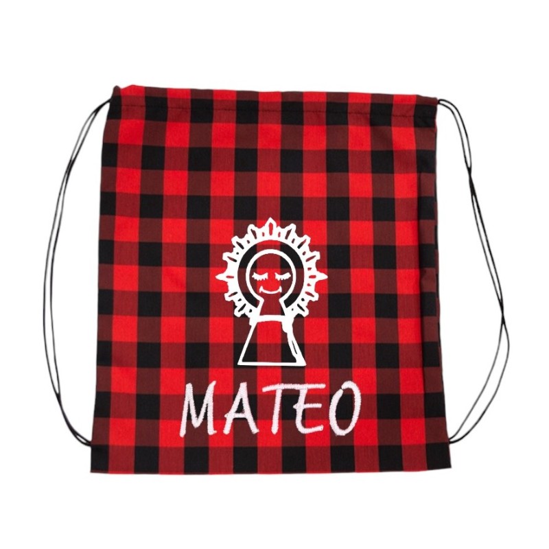 Mochila Petate Cachirulo Personalizado Bordado Pestañas