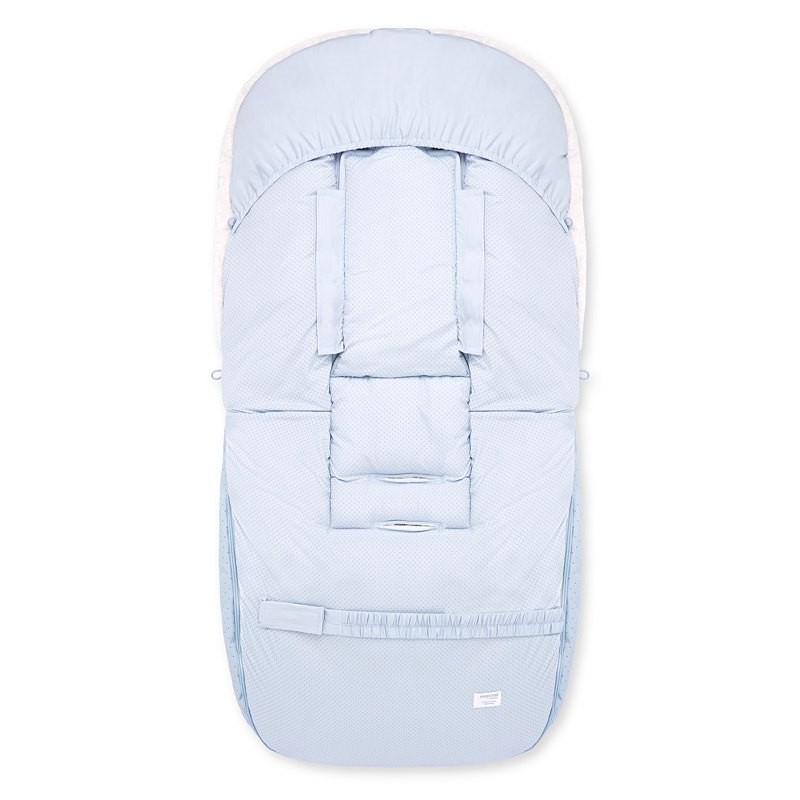 Saco Funda Silla de Pelo Lunares MAYORAL Color AZUL