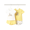 Conjunto 4 Piezas Pantalón Corto Recién Nacido Mayoral Sunny