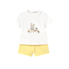Conjunto 4 Piezas Pantalón Corto Recién Nacido Mayoral Sunny