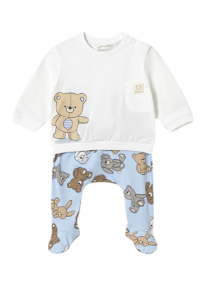 Polain Set Öle und neugeborene Pullover MAYORAL Himmel