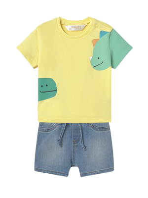 Conjunto Camiseta y Pantalón Vaquero Bebé MAYORAL