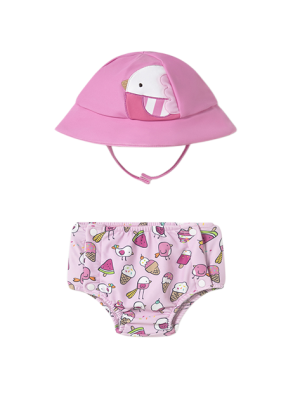 Bañador con gorro protección solar recién nacido MAYORAL...