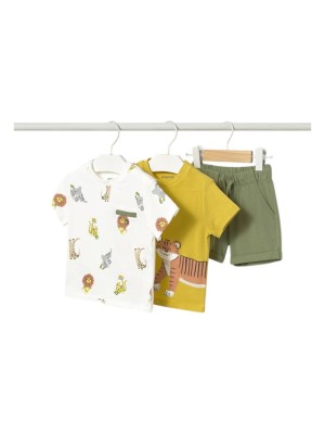 Conjunto 3 Piezas Safari Niño MAYORAL Oro