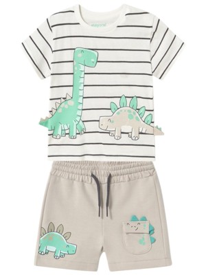 Conjunto Corto Interactivo DINOS Mayoral HUESO