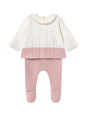 Conjunto Polaina y Jersey Tricot MAYORAL recién nacida...