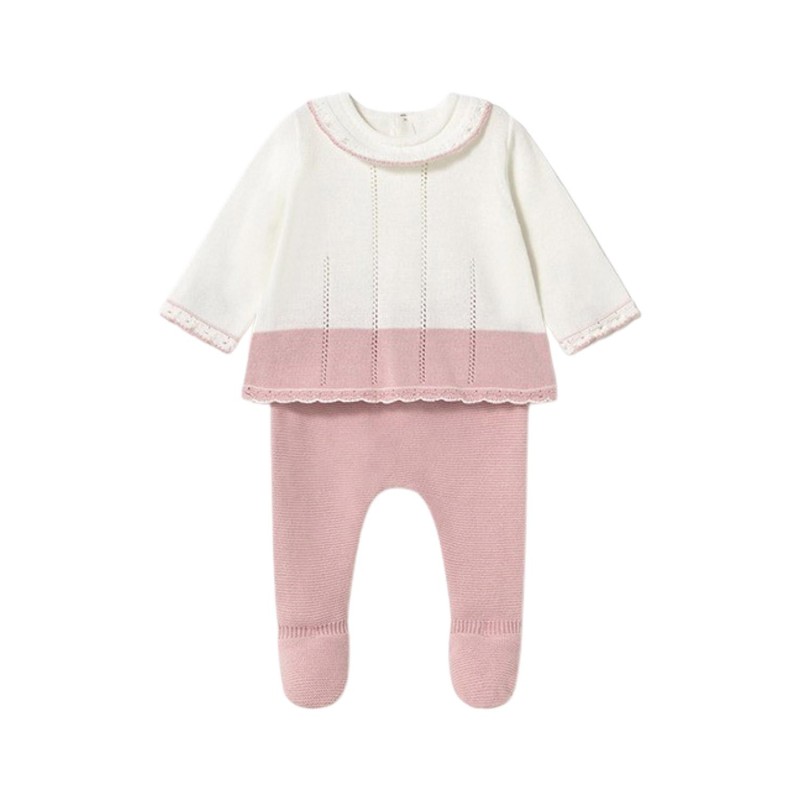 Conjunto Polaina y Jersey Tricot MAYORAL recién nacida SAKURA