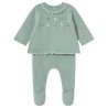 Conjunto Polaina y Jersey Tricot MAYORAL recién nacida MENTA