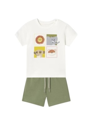 Conjunto Camiseta y Pantalón Verano MAYORAL Zoo