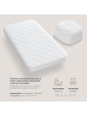 Protector de Colchón Acolchado INTERBABY Mini Cuna