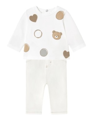 Conjunto Primera Puesta Bebé MAYORAL Color Blanco