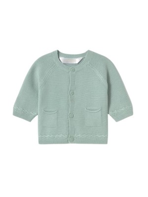 Cardigan tricot recién nacido MAYORAL Color Jade