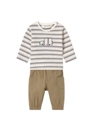 Conjunto Camiseta y Pantalón Bebé MAYORAL Rayas