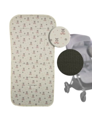 Colchoneta universal Silla Paseo Conejitos Rosa