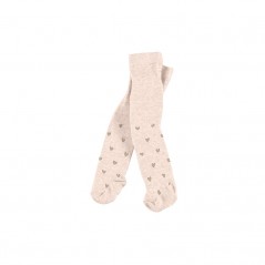 Leotardo jacquard Corazones Bebé MAYORAL Color ROSA